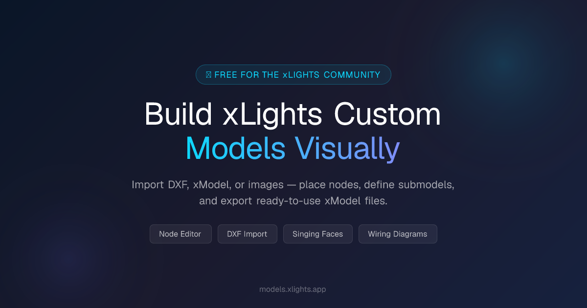xLights Model Generator — Build xLights Custom Models Visually